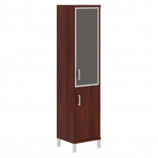 Шкаф-колонка комбинированная B 431.4(R) Бургунди 475х450х2054 BORN