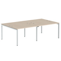 Стол 4-х местный XWST 2414 Бук Тиара/Алюминий 2406х1406х750 XTEN С (XTEN-S)