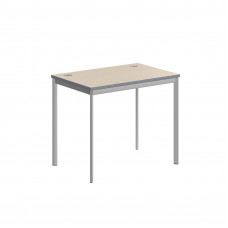 Стол письменный СП-1.1S Клен/Алюминий 900х600х755. IMAGO-S