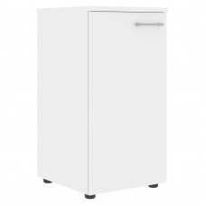 Шкаф колонка с глухой малой дверью (L) и топом XLC 42.1(L) Белый 432х432х820 XTEN