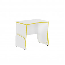 Стол STG 7050 Белый/Желтый бриллиант 700х500х595/695 SKILLL
