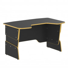 Стол компьютерный игровой STG 1385 Антрацит/Желтый бриллиант 1360х850х681/745/809 SKILLL