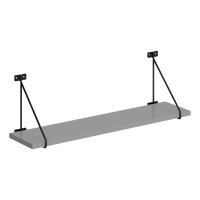 Полка с полкодержателями SH4-BAR Серый 660х166х209 COFFEE