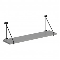 Полка с полкодержателями SH4-BAR Серый 660х166х209 COFFEE