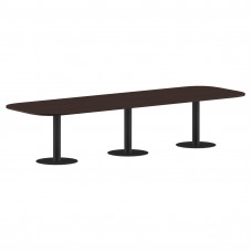 Конференц стол ПРГ-7 Венге Магия/Антрацит 3600х1200х750