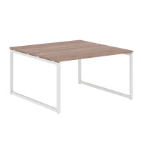 Стол 2-х местный XQWST 1414 Дуб Сонома/Белый 1400х1406х750