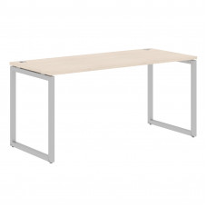 Стол прямой XQST 167 Бук Тиара/Алюминий 1600х700х750