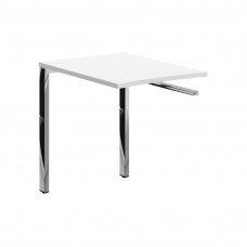 Брифинг приставка XGR 869.1 Белый/Нержавеющая сталь 800х600х750 XTEN GLOSS