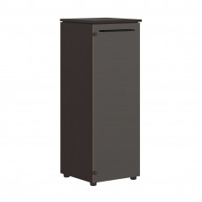 Шкаф колонка со стеклянной дверью MMC 42.2 Венге Магия 429х423х1188