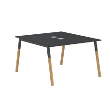 Стол FWST 1113 Черный графит/Антрацит-Бук 1180х1370х733 FORTA