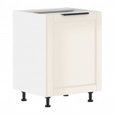 Шкаф напольный с полкой MOP 6082.1C Бежевая эмаль/Белый 600х560х820 SICILIA