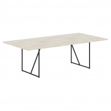 Стол для заседаний LCT 2412 Сосна Эдмонт/Черный 2400х1200х750 LOFTIS