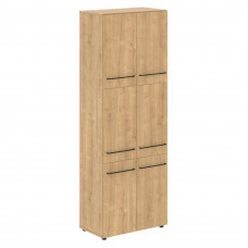 Шкаф с 3-мя комплектами глухих малых дверей LHC 80.8 Дуб Бофорд 800х430х2253 LOFTIS