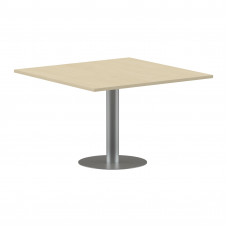 Конференц стол ПРГ-6 Клен*/Алюминий 1200х1200х750 IMAGO