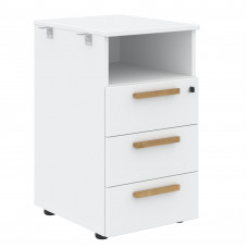 Тумба приставная FLC-3D.1 Белый премиум 408х504х733 FORTA