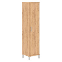 Шкаф-колонка высокая с замком в глухой двери B 431.7(RZ) Дуб Бофорд 475х450х2054 BORN