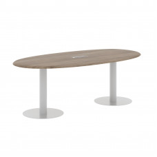 Конференц стол WOST 2211 Дуб Сонома/Алюминий 2200х1100х754 WAVE