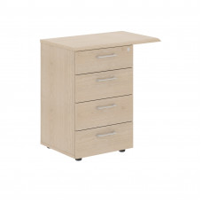 Тумба приставная WLC-4D.2.A Бук Тиара 700х450х750 WAVE