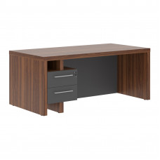 Стол руководителя ZSTD 189H.A Орех Даллас/Антрацит 1800х900х750 ZENN