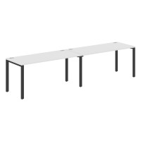 Стол 2-х местный XS6WST 3270 Белый/Антрацит 3200х700х750 XTEN-S60