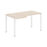 Стол эргономичный XS6CET 149(L) Бук Тиара/Белый 1400х900х750 XTEN-S60