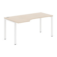 Стол эргономичный XS6CET 169(L) Бук Тиара/Белый 1600х900х750 XTEN-S60
