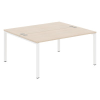 Стол 2-х местный XS6WST 1614 Бук Тиара/Белый 1600х1406х750 XTEN-S60