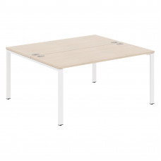 Стол 2-х местный XS6WST 1614 Бук Тиара/Белый 1600х1406х750 XTEN-S60
