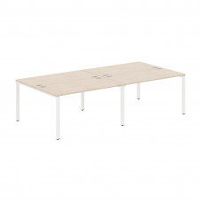 Стол 4-х местный XS6WST 2814 Бук Тиара/Белый 2800х1406х750 XTEN-S60