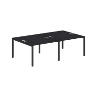 Стол 4-х местный XS6WST 2414 Дуб Юкон/Антрацит 2400х1406х750 XTEN-S60