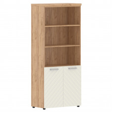 Шкаф с комплектом малых дверей и топом TLHC 85.5 Латте/Дуб Бофорд Z 854х452х1968 TORR LUX