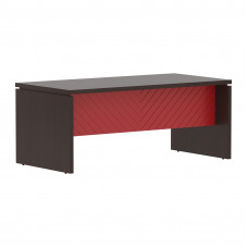 Стол руководителя TLST 189 Венге Магия Z/Красный 1800х900х750 TORR LUX