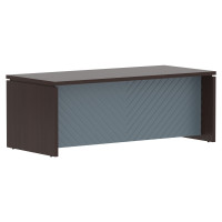 Стол руководителя TLST 209H Венге Магия Z/Серо-голубой 2000х900х750 TORR LUX