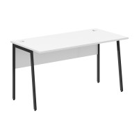 Стол прямой СП-3P Белый/Антрацит 1400х720х755 IMAGO PLUS