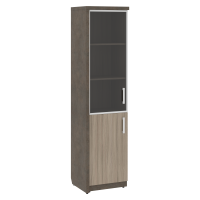 Шкаф СФ-534591 Бетон чикаго тем F187 ST9/Дрифтвуд H3090 ST22/Графит/Черный 537х454,5х2083 WOOD&STONE