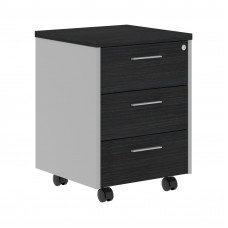 Тумба мобильная OMC 3D.A Дуб Юкон Модерн/Металлик 465х450х625 OFFIX NEW