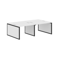 Стол 4-х местный XQPWST 2414 Белый/Антрацит 2400х1406х750 XTEN-QP