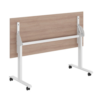 Стол складной CST 1565 Ясень Шимо/Белый 1550х650х750 IMAGO MOBILE LITE