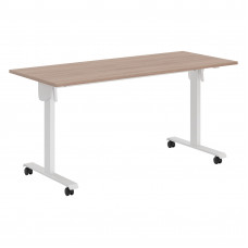 Стол складной CST 1565 Ясень Шимо/Белый 1550х650х750 IMAGO MOBILE LITE