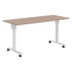 Стол складной CST 1565 Ясень Шимо/Белый 1550х650х750 IMAGO MOBILE LITE