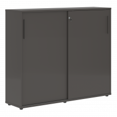 Шкаф средний с дверьми купе EMC 1643 Мокко/Мокко/Мокко 1606х430х1355 EDIS