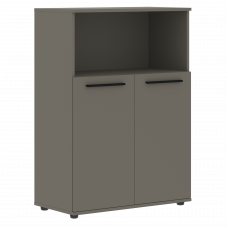 Шкаф средний широкий EMCS 85.3 Мокко/Черный/Мокко 852х430х1199 EDIS