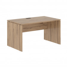 Стол прямой EDST 1380 Дуб Денвер светлый/Черный 1360х800х750 EDIS