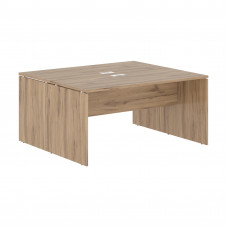 Стол двойной ED2ST 1567 Дуб Денвер светлый/Белый 1560х1346х750 EDIS