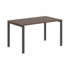 Стол прямой EUST 1380 Дуб Денвер тёмный/Мокко 1360х800х750 EDIS