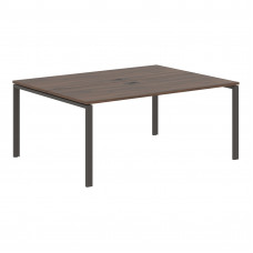 Стол 2-х местный EUWST 1713 Дуб Денвер тёмный/Мокко 1760х1346х750 EDIS