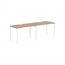 Стол 2-х местный EUWST 2367 Дуб Денвер светлый/Белый 2326х670х750 EDIS