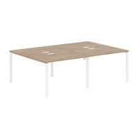 Стол 4-х местный EUWST 2316 Дуб Денвер светлый/Белый 2326х1606х750 EDIS