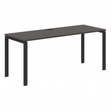 Стол прямой EUST 1767 Мокко/Черный 1760х670х750 EDIS
