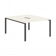 Стол 2-х местный EUWST 1316 Ясень Траун/Мокко 1360х1606х750 EDIS